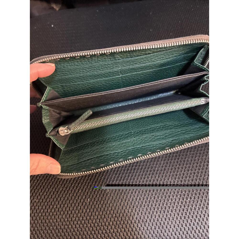 Fendi Selleria Gray Long Wallet - Picture 7 of 8